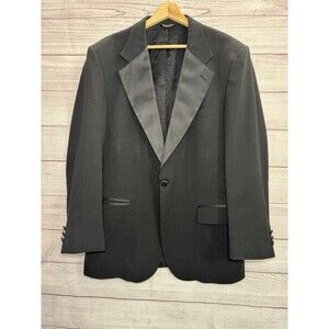 Vintage Bliss Blass Men's Wool Blazer 100% Pure Wool Large/XL Elegant Wear